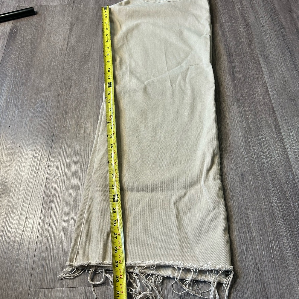 Good American good ease relaxed Beige Denim Pants - Picture 2 of 15